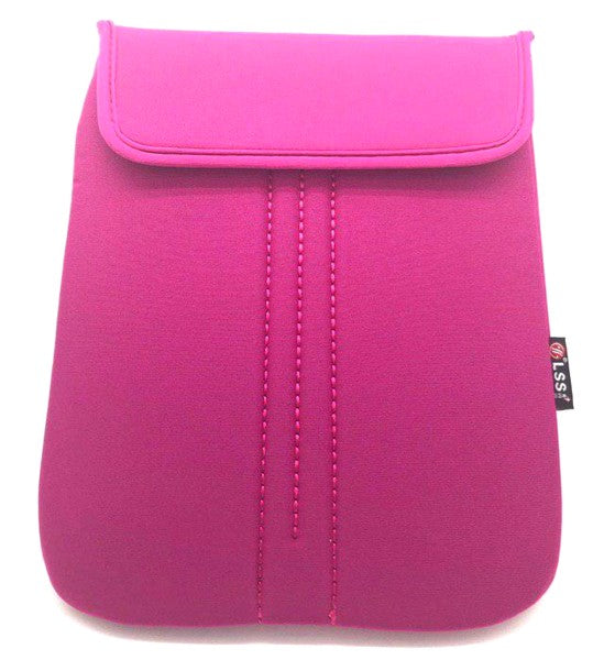 9.7" Notebook / Laptop Polyester Bag Pink / Velcro