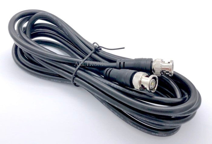 Cable BNC to BNC Coxial Cable 3Meter (RG58 -RF)  Black