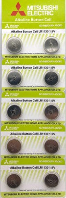 Mitsubishi Alkaline Button Cell Battery LR1130 1.5V