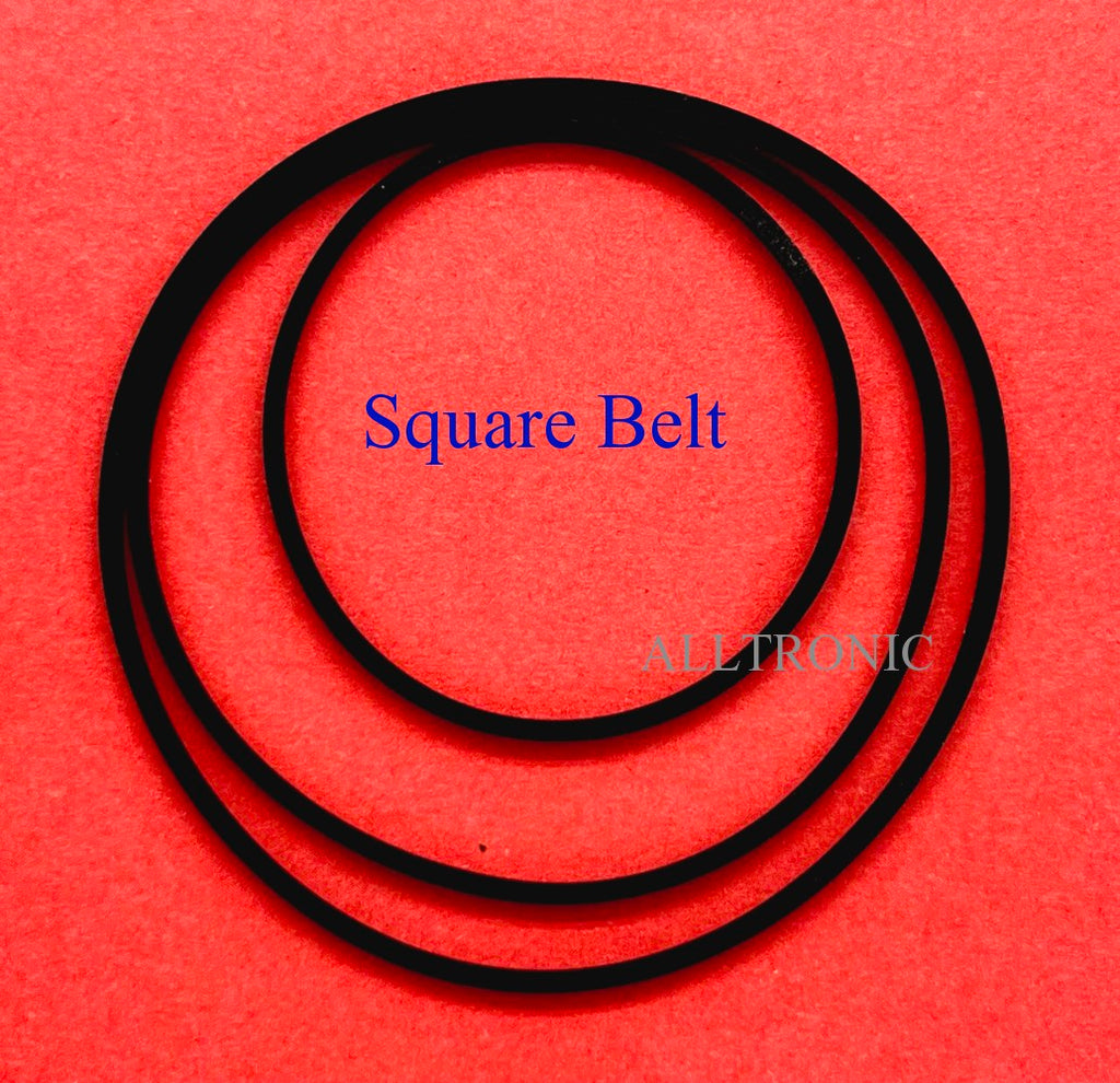 Audio Rubber Belt Sq / Belt Square 1.2x1.2mm for Cassette / CD / DVD