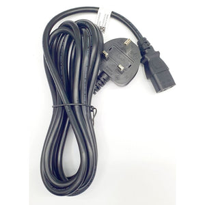 Power Cord 3Pin UK to C13 3Meter 1.0mm2 with Safety Approved Mark / ASAP