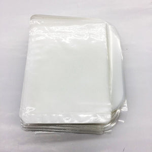 Cd Sleeve Plastic 100Pcs White