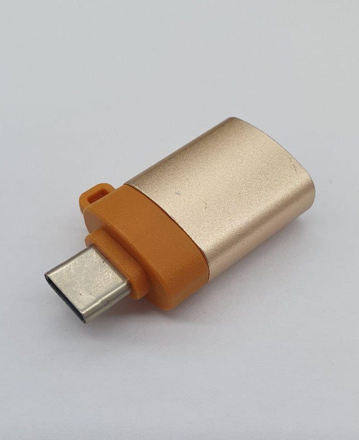 Connector Usb Type C Male to A female OTG With Hook for lanyard