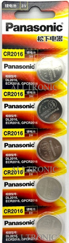 Battery CR2016 3V Button Lithium Battery Panasonic