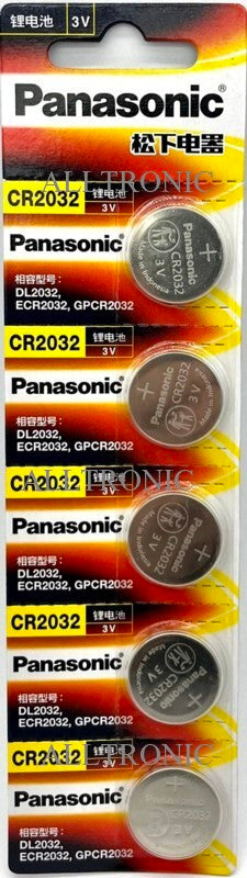 Battery CR2032 3V Button Lithium Battery Panasonic