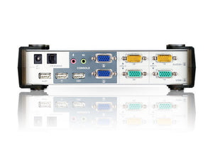 KVMP™ Switch 2-Port USB VGA Dual Display/Audio Aten CS1742