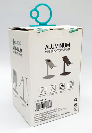 Mini Desktop Stand Aluminum for Handphone CS5503 (Silver / Grey) Coteetci