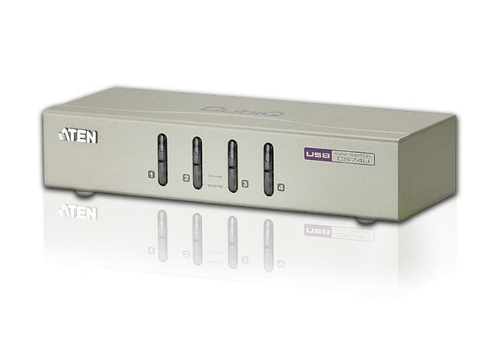 KVM Switch 4Port USB VGA/Audio CS74U Aten
