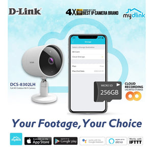D-Link DCS-8302LH mydlink Full HD Outdoor Wi-Fi IP Camera (3yrs Warranty by D-link SG)