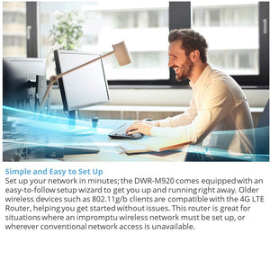 D-Link DWR-M930  N300 4G LTE Router / Dlink  Sim Card router DWR M930