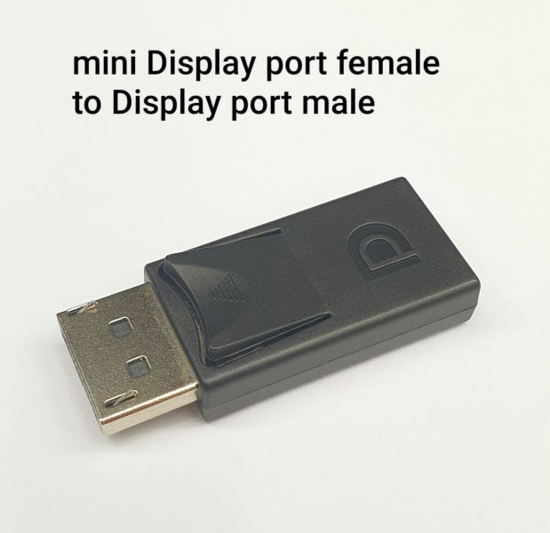 Display Port Male To Mini Display Port Female Dd19 Adaptor – Alltronic ...