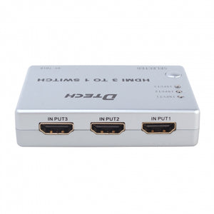 Dtech HDMI Switch 3 to 1 Port / HDMI 3in1Out Switch DT7018