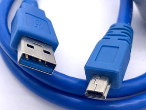 Cable USB3.0 AM to Mini USB 10pin 0.8meter - DU304 (Blue)