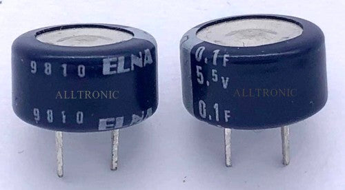 Dynacap Super capacitor 0.1F 5.5V 13.5x7.5 Horizontal DB-5R5D104 ELNA