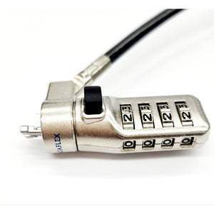 Dataflex  Nano Number Combination  Lock Notebook Security Cable Lock DF76459B For Dell and HP