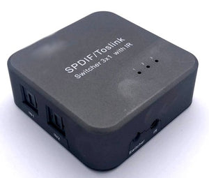 SPDIF / Toslink Digital Optical Audio 3x1  Switcher (3in1out)