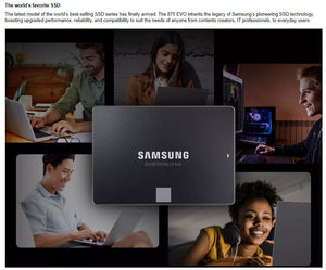 Samsung 870 EVO SSD 250GB 2.5" (Promotion till 29 April2022)