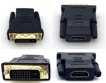 Adaptor / Connector DVI-D 24+1 Male to HDMI Female Adaptor