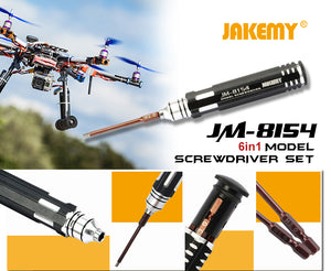 Precision Screw Driver Set 6in1 (S-2 Bit) JM-8154 / JM8154 Jakemy