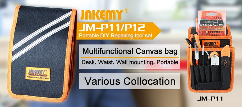 Precision Screw Driver Bag Set + Opening kit for LCD/LED / Tablet Repair JM-P11 / JMP11Jakemy