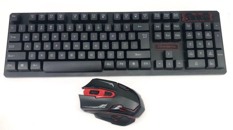 Wireless Combo Keyboard & Mouse 2.4G HK6500 Black