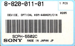 Genuine PS1 CD optical Pickup KSM440ADM 882001101 Sony
