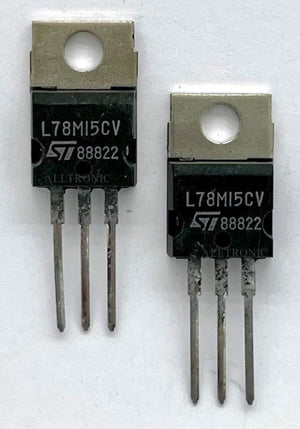 Voltage Regulator 15Volt 78M15 / L78M15CV 0.5A TO220-3P metal STM