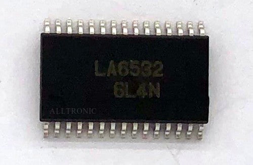 Audio 4 Channel BTL Amp Driver IC LA6532 SMD Sanyo for CD pickup actuation
