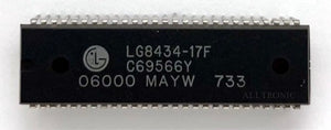 Original CRT TV IC Microporcessor LG8434-17F = C69566Y Dip54 Appl: LG/Goldstar