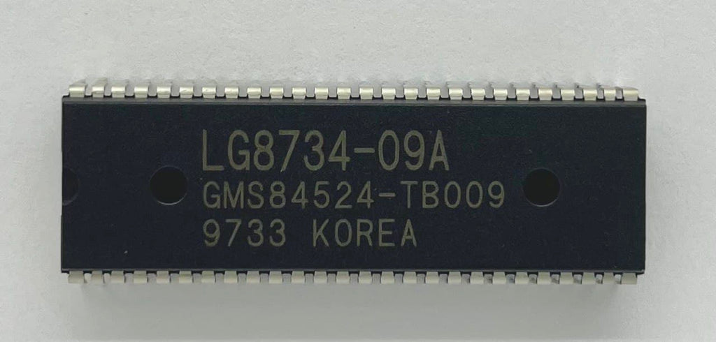 Original CRT TV IC Microporcessor LG8734-09A = GMS84524-TB009 Dip52 Appl: LG/Goldstar