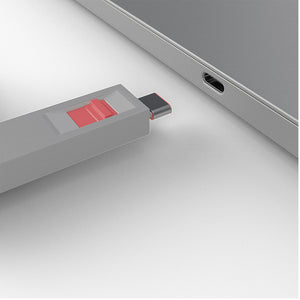 Lindy USB Type C Blocker - Pack of 4 + Key Pink 40425
