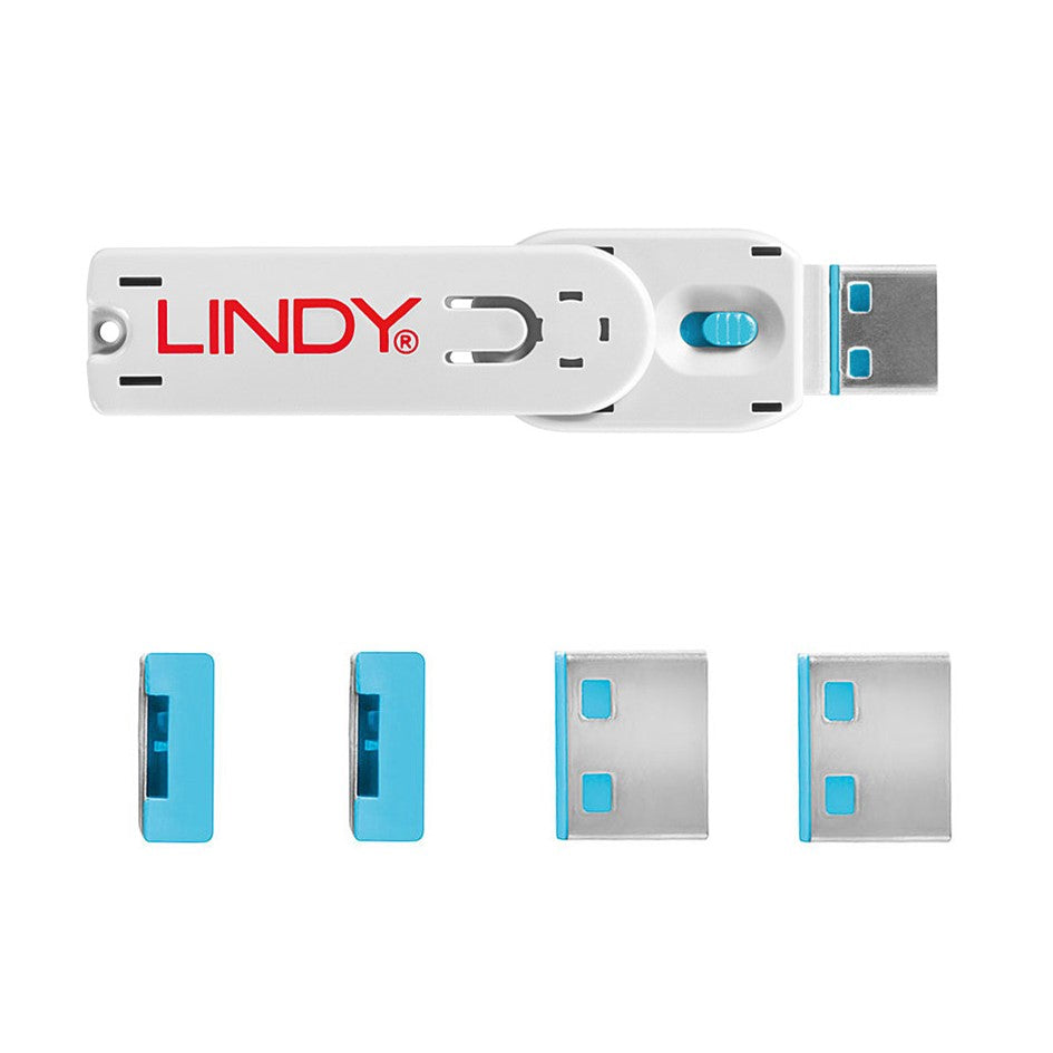 Lindy USB A Blocker Blue – Alltronic Computer Singapore