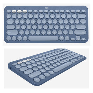 Logitech K380 For Mac Multi Device Bluetooth Keyboard / Minimalist keyboard for macOS computers, iPads, iPhones