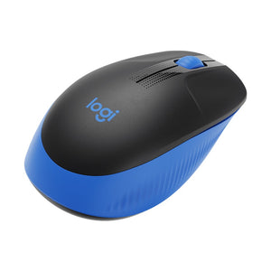 Logitech M190 Wireless Mouse Charcoal / Blue/ Red