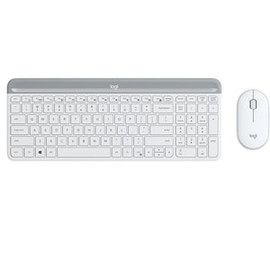 Logitech MK470 Slim Wireless Keyboard and Mouse Combo Graphite/Off-White