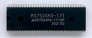 Genuine Audio Video Controller IC M37524M3-171SP DIP64 MITSUBISHI