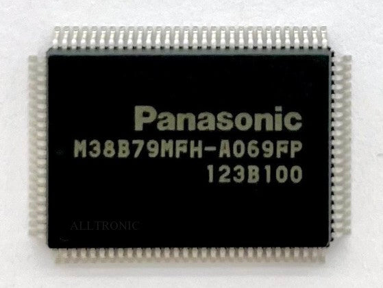 Panasonic Single chip 8 Bit Microcomputer  IC M38B79MFH-A069FP SMD100 for Sony Audio
