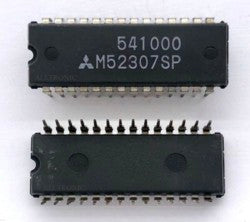Color TV / AV Video Amplifier for Display M52307SP Dip28 Mitsubishi