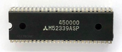 Color TV / AV NTSC System Single Chip Signal Processor M523339ASP Dip52 Mitsubishi