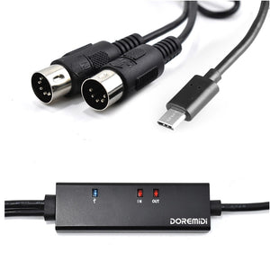 MIDI to USB-C / Type-C Cable Doremidi MTU-11 - coming soon!