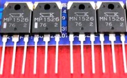 Genuine Audio Power Amplifier Transistor  MN1526 / MP1526 Pair /  Sanken