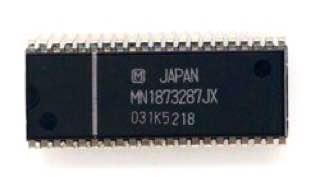 CRT TV IC Microporcessor MN1873287JX Dip42 Mat Appl: JVC Tv