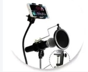 Microphone Table Holder / Handphone clip for Karaok MV