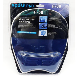 Antislip Ergonomic Mousepad with Wristrest H08 / H-08  Black / Blue / Red / Size - Large