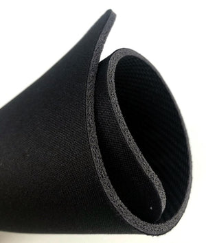 Anti slip Mousepad 250 x 290 x 2mm  Smooth Fabric Surface - Black