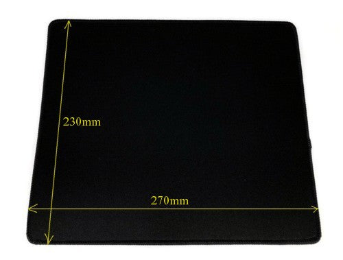 Anti Slip Mousepad / Mouse Pad 230 x 270mm X-7 Black