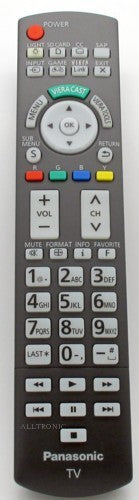 LCD/LED TV Original Remote Control N2QAYB000486 Panasonic