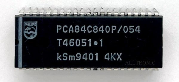 Obsolete TV IC Microporcessor PCA84C840P-054 Philip Dip42 P/No. 875907762