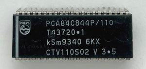 Obsolete TV IC Microporcessor PCA84C844P-110 / CTV110S02 V3.5 Dip42 Philip