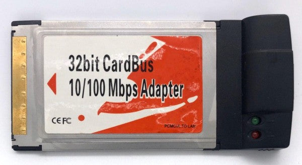 PCMCIA 32Bit Card Bus 10/100MB RJ45 Network LanCard